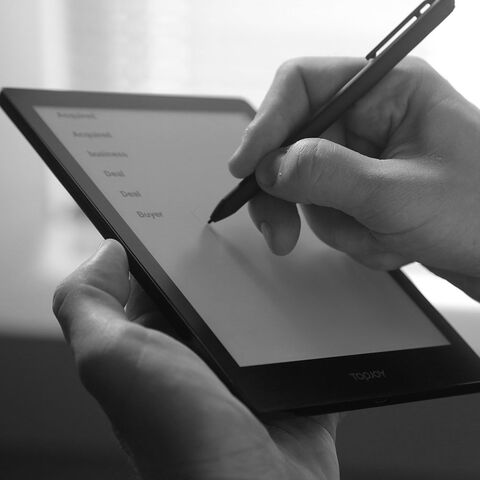 Lector de Libros Electrónicos Android de 7.8 Pulgadas con Lápiz Electromagnético, Tinta Electrónica Avanzada, Tablet PC Eco 300PPI con Micrófono y Altavoz