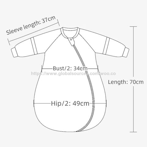 Saco de Dormir Súper Suave para Bebé con Mangas Desmontables, Secado Rápido para Bebés - Venta al por mayor