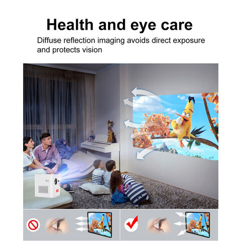 Mini proyector DLP a precio de fábrica con USB HDMI, proyector de video para niños