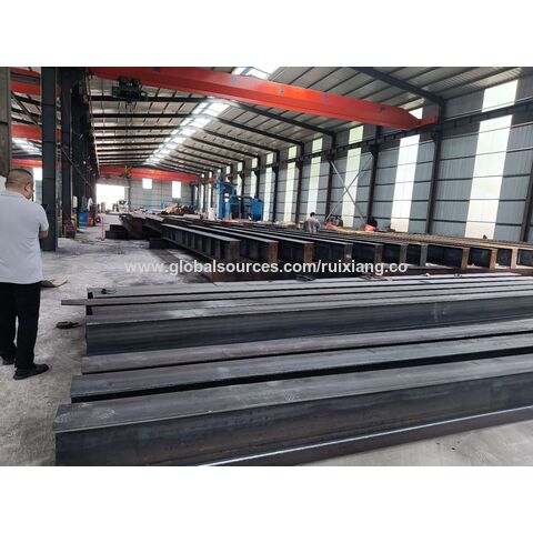 H-beams/SS400 Steel H-Beams with Decoiling and Welding, Q345 Structural Steel Beam for Industrial Construction