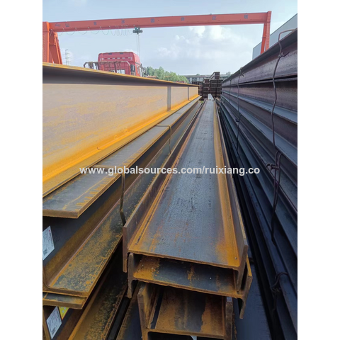H-beams/SS400 Steel H-Beams with Decoiling and Welding, Q345 Structural Steel Beam for Industrial Construction