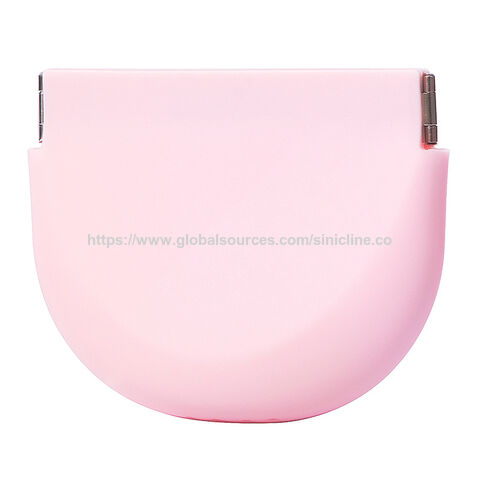 Mini Neceser de Viaje con Cremallera para Cosméticos, Bolsa de Silicona para Prótesis Dentales con Logo Personalizado