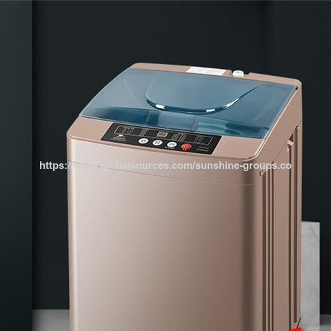 Fully automatic washing machine for household dormitory rental house small washing and drying integrated hot drying silent