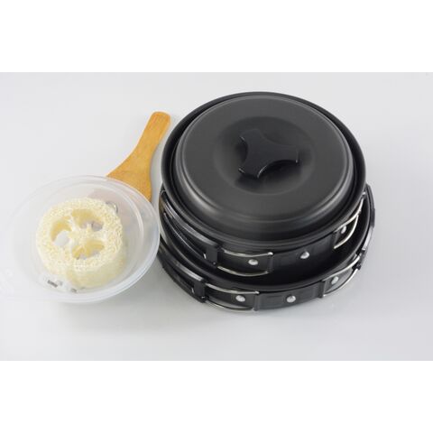 Autres produits de camping et de randonnée, pot ultraléger en titane, poêle, batterie de cuisine en titane pur, ustensiles de cuisine de camping en plein air