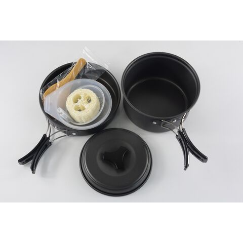 Autres produits de camping et de randonnée, pot ultraléger en titane, poêle, batterie de cuisine en titane pur, ustensiles de cuisine de camping en plein air