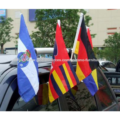 Bandera de coche de poliéster 30*45 personalizable, bandera mundial, bandera de ventana para coche, decoración de coche