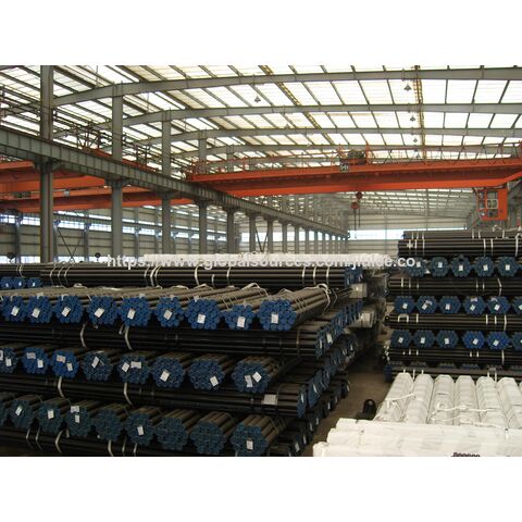 Tuyau sans soudure en acier au carbone API 5L ASTM A106 A53 GR.B SCH40 Tube en acier noir pour pipeline de gaz et de pétrole