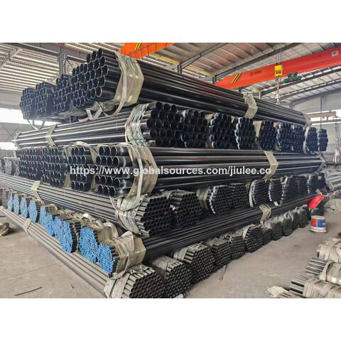 Tuyau sans soudure en acier au carbone API 5L ASTM A106 A53 GR.B SCH40 Tube en acier noir pour pipeline de gaz et de pétrole