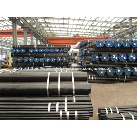 Tuyau sans soudure en acier au carbone API 5L ASTM A106 A53 GR.B SCH40 Tube en acier noir pour pipeline de gaz et de pétrole