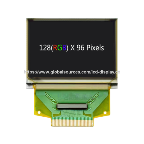 Pantalla OLED a color de 1.3 pulgadas (128x96), display OLED industrial a bajo costo con interfaz SPI para equipos médicos