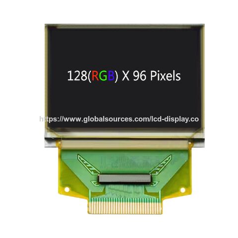 Pantalla OLED a color de 1.3 pulgadas (128x96), display OLED industrial a bajo costo con interfaz SPI para equipos médicos