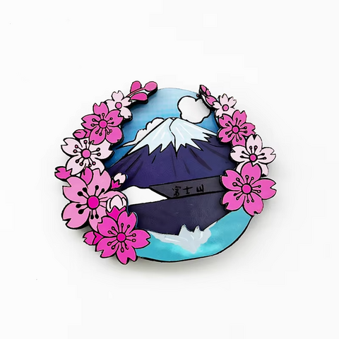 Charming Rustic Country Decor Wood Fridge Magnet