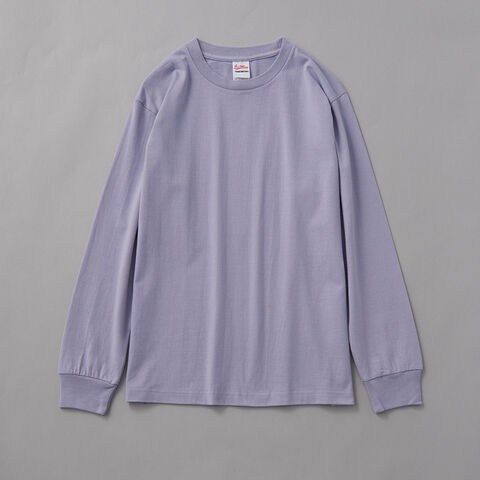 Übergroßes Langarm-T-Shirt aus 100 % Baumwolle mit geripptem Kragen, 230 g/m² Stoff für individuellen Druck im Großhandel