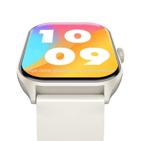 Smartwatch con pantalla táctil completa de 1.9" para teléfonos Android e iOS con monitor de frecuencia cardíaca y oxígeno en sangre