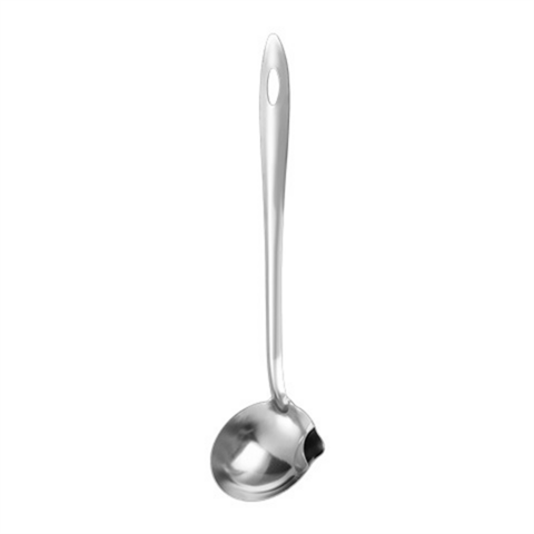 Utensilio de Cocina Cazo de Aceite y Cazo de Sopa de Acero Inoxidable para Hostelería y Restauración