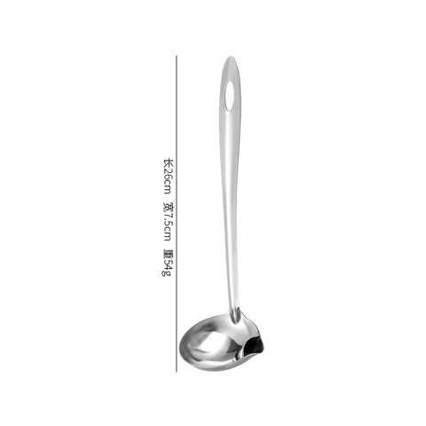 Utensilio de Cocina Cazo de Aceite y Cazo de Sopa de Acero Inoxidable para Hostelería y Restauración