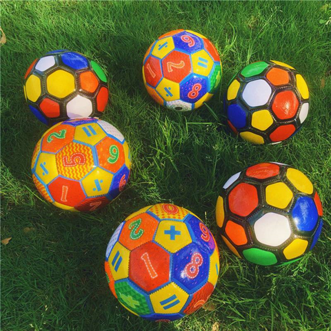 Bola Mini Ukuran Dua Pola Huruf PVC untuk Edukasi Anak-Anak