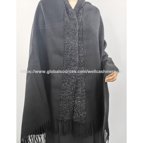 Châle de luxe en laine tissée pour femme - Accessoire de mode élégant en gros