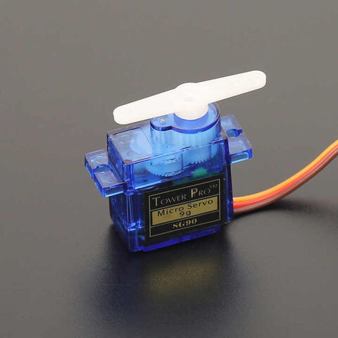 محرك سيرفو صغير Micro Classic Tower Pro SG90 بوزن 9 جرام، 1.6 كجم، 4.8 فولت - 6 فولت لطائرة هليكوبتر RC 450، سيارة، قارب، طائرة ثابتة الجناح، طائرة بدون طيار