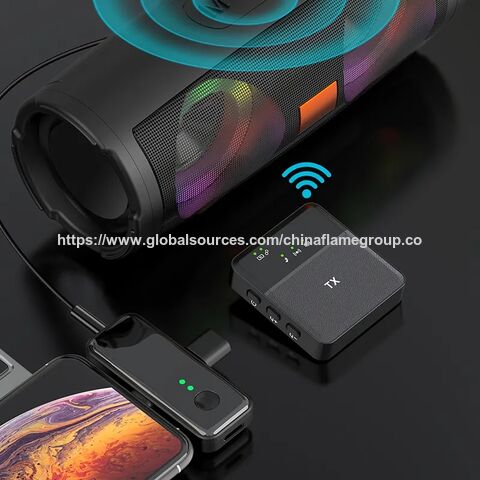 Nuevo Micrófono Inalámbrico Mini BT 2.4GHz Portátil con Solapa y Clip Lavalier para Grabación en Android