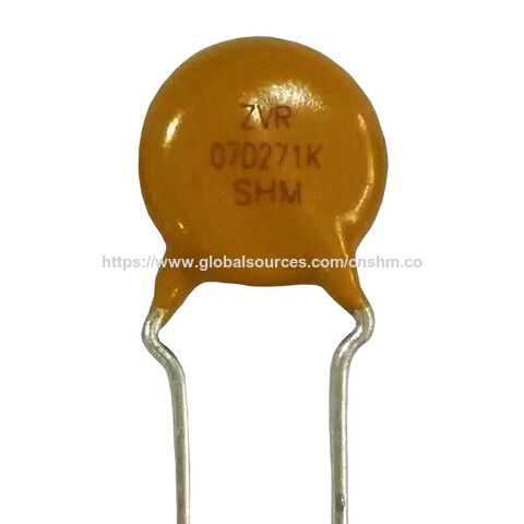 MOV Varistor UL VDE CQC con revestimiento, SMD, protección contra sobretensiones, varistor de óxido de zinc, modelo HIGH BACK 20D561