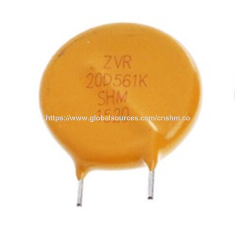 MOV Varistor UL VDE CQC con revestimiento, SMD, protección contra sobretensiones, varistor de óxido de zinc, modelo HIGH BACK 20D561