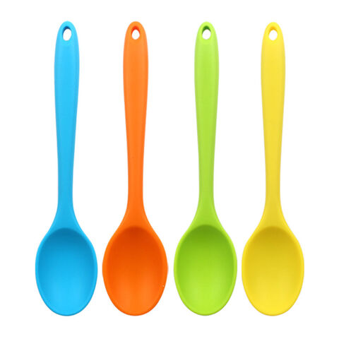 Ensemble de 6 ustensiles de cuisine en silicone pour mélanger, écologiques et sans BPA pour la maison