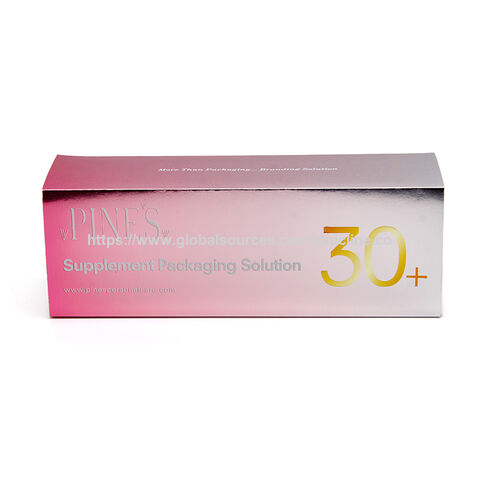 Caja de Papel Deslizable Personalizada para Mascarillas Faciales, Caja de Regalo con Estampado Dorado y Relieve