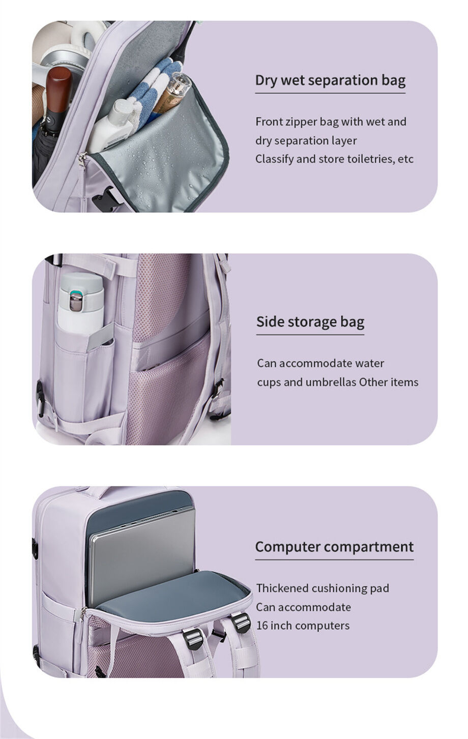 Bulk Buy China Wholesale Multi-function Laptop Backpack Unisex ...