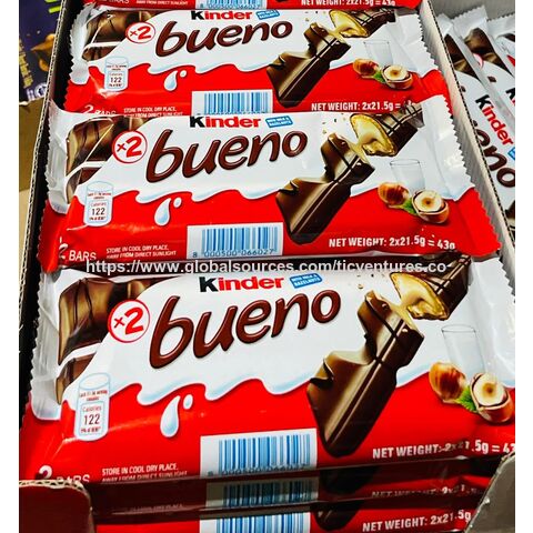Ferrero Kinder Bueno en gros, barre chocolatée, 30x43 g à vendre dans le monde entier à prix réduit pour tous les acheteurs