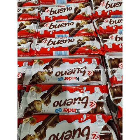 Ferrero Kinder Bueno en gros, barre chocolatée, 30x43 g à vendre dans le monde entier à prix réduit pour tous les acheteurs