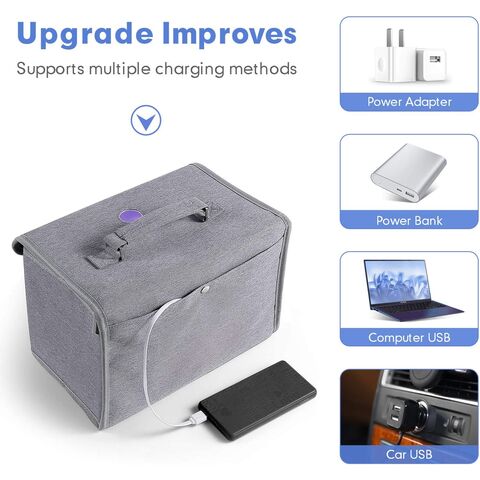Bolsa esterilizadora UV LED para juguetes, teléfonos, etc.