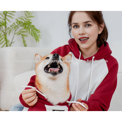 Moletons Combinando para Família e Animais de Estimação, Lã Aconchegante, Roupas Quentes de Inverno para Cães