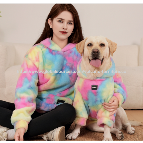 Moletons Combinando para Família e Animais de Estimação, Lã Aconchegante, Roupas Quentes de Inverno para Cães