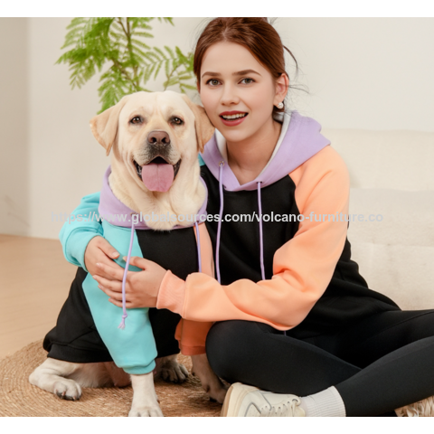 Moletons Combinando para Família e Animais de Estimação, Lã Aconchegante, Roupas Quentes de Inverno para Cães