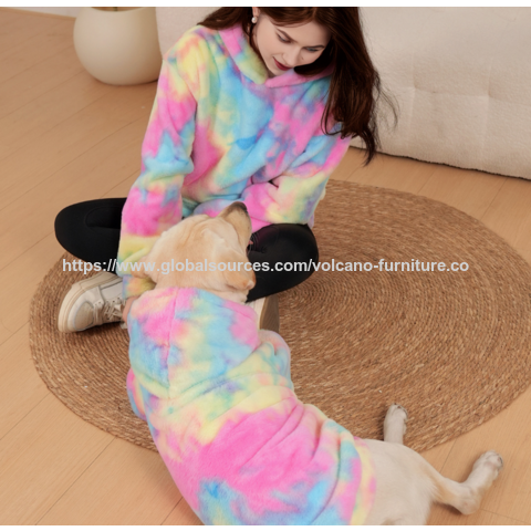 Moletons Combinando para Família e Animais de Estimação, Lã Aconchegante, Roupas Quentes de Inverno para Cães