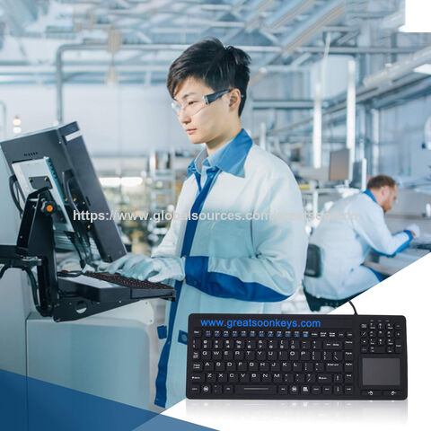 Fabricant OEM ODM Clavier en Caoutchouc de Silicone Étanche avec Pavé Tactile