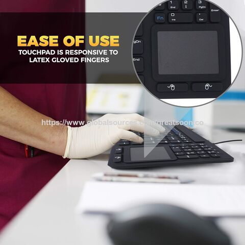Fabricant OEM ODM Clavier en Caoutchouc de Silicone Étanche avec Pavé Tactile