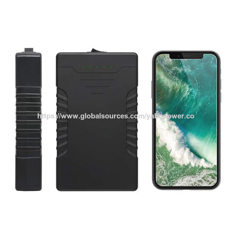 YABO Batería Recargable de Iones de Litio 12V 6000mAh para Luces LED, Cámaras de Seguridad y Dispositivos Alimentados por CC