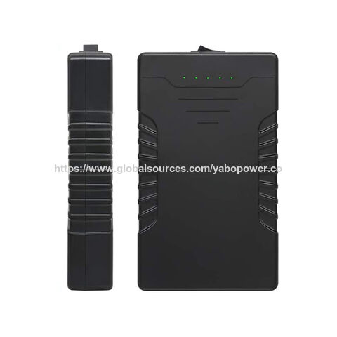YABO Batería Recargable de Iones de Litio 12V 6000mAh para Luces LED, Cámaras de Seguridad y Dispositivos Alimentados por CC