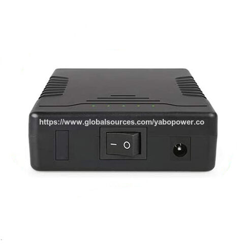 YABO Batería Recargable de Iones de Litio 12V 6000mAh para Luces LED, Cámaras de Seguridad y Dispositivos Alimentados por CC