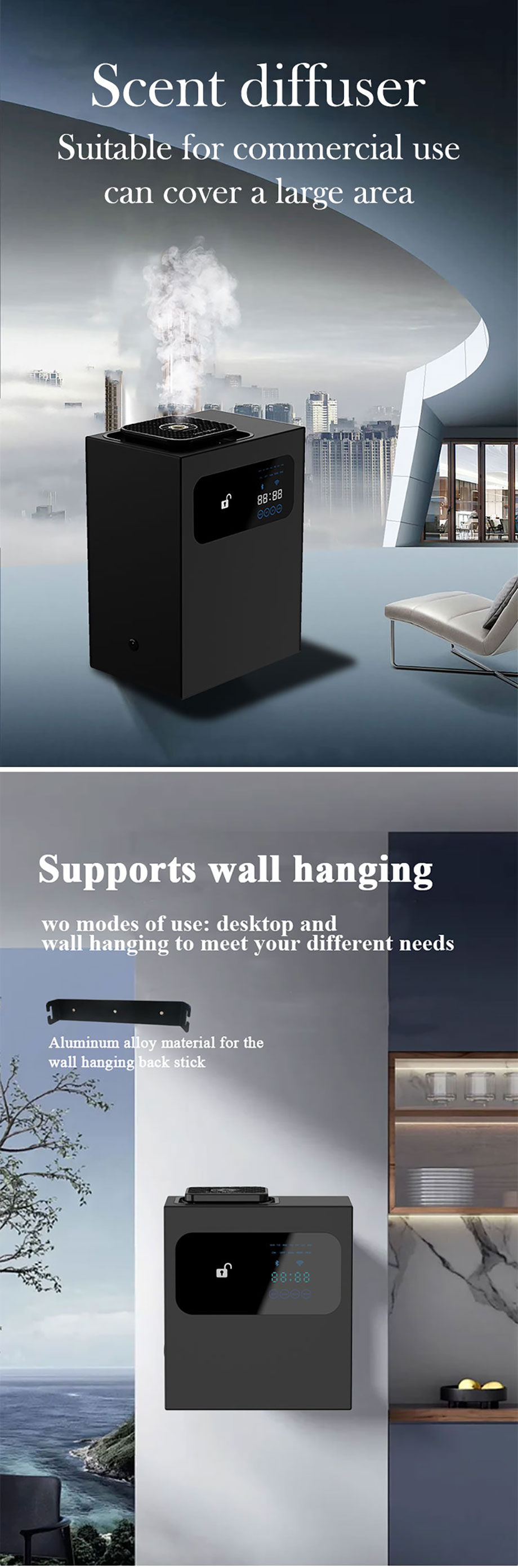 Hot Sale Commercial 600cbm Hotel Hvac Waterless Air Scent Scent ...