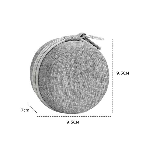Estuche para Reloj Redondo de EVA, Organizador, Estuche con Cremallera, Bolsa para Relojes de Viaje para Hombre, Protector, Logotipo Personalizado, Impermeable, Bolsillo de Malla