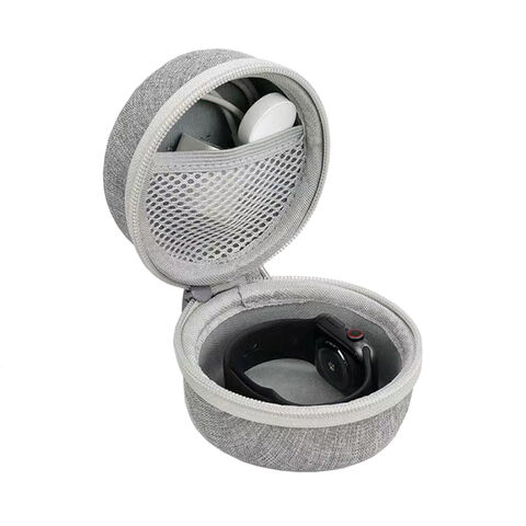 Estuche para Reloj Redondo de EVA, Organizador, Estuche con Cremallera, Bolsa para Relojes de Viaje para Hombre, Protector, Logotipo Personalizado, Impermeable, Bolsillo de Malla
