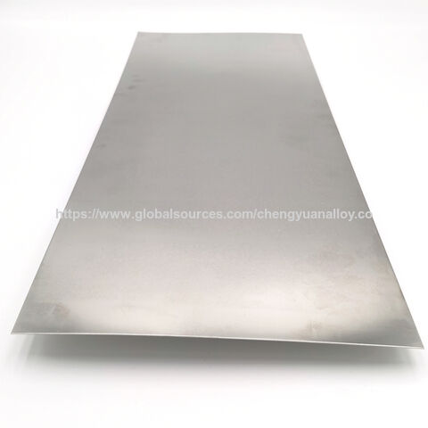 Chapa de superliga de níquel permalloy 80 NiFe15Mo mumetal 1j85, material de liga de alta permeabilidade magnética