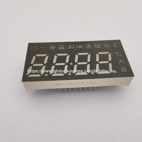 4 Digit 7 Segment Common Cathode Led Display For Air Conditioner ...
