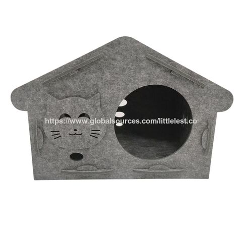 Cama de Feltro para Gatos com Preço de Fábrica, Caverna para Cães, Casa para Gatinhos, Móveis para Animais de Estimação, Ninho para Gatos
