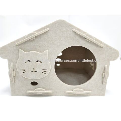 Cama de Feltro para Gatos com Preço de Fábrica, Caverna para Cães, Casa para Gatinhos, Móveis para Animais de Estimação, Ninho para Gatos