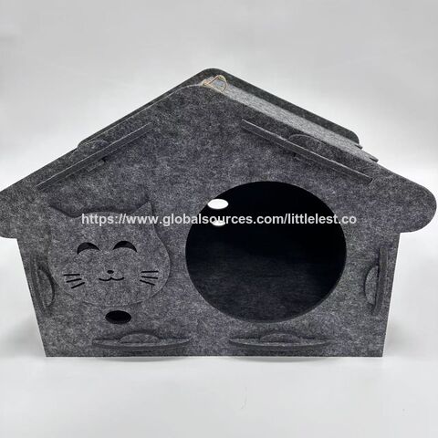 Cama de Feltro para Gatos com Preço de Fábrica, Caverna para Cães, Casa para Gatinhos, Móveis para Animais de Estimação, Ninho para Gatos
