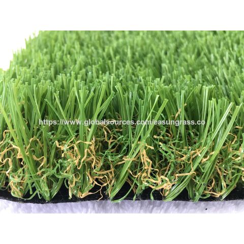 Césped artificial de 40 mm a la venta - Tapete de jardín de plástico verde - Césped sintético directo de fábrica